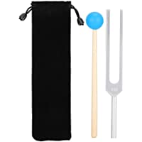 Diapasón de aleación de aluminio 432HZ- Juego de herramientas de terapia de curación del sonido con bolsa de…